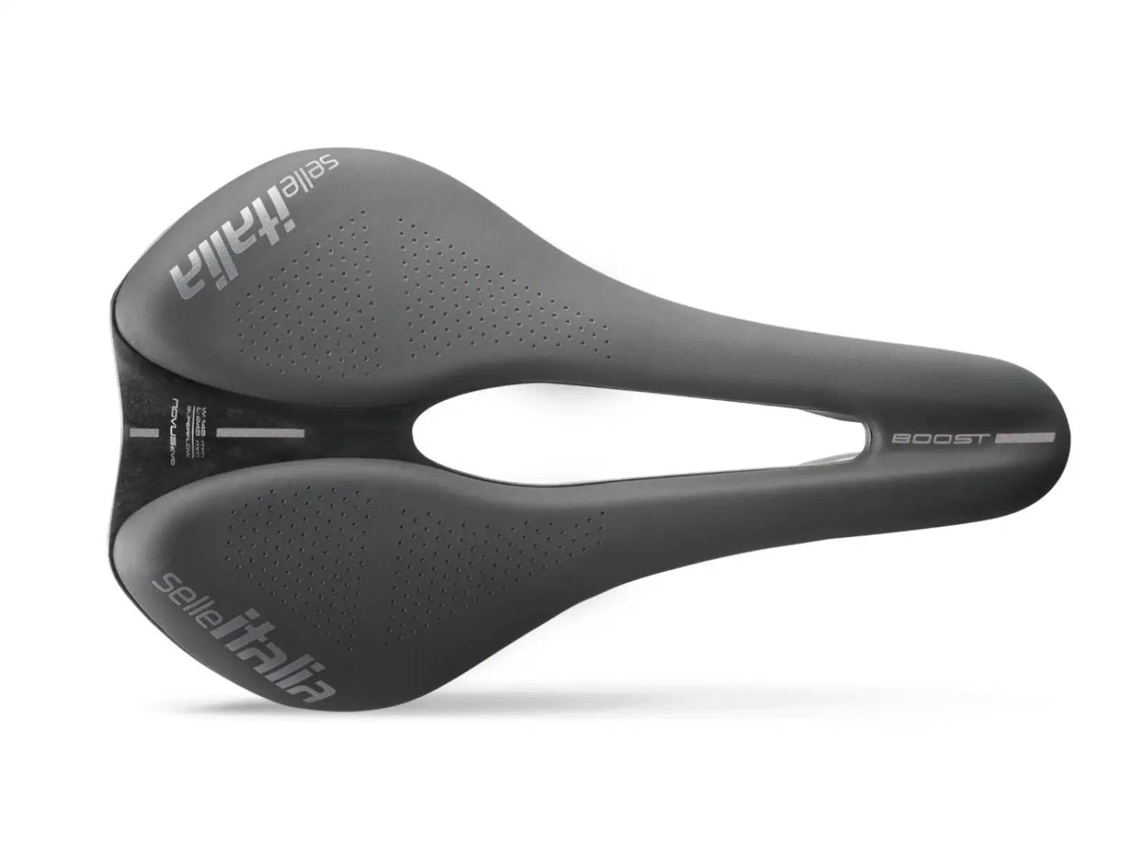 Selle Italia Novus Evo Boost TI 316 Superflow L3 Sattel Schwarz