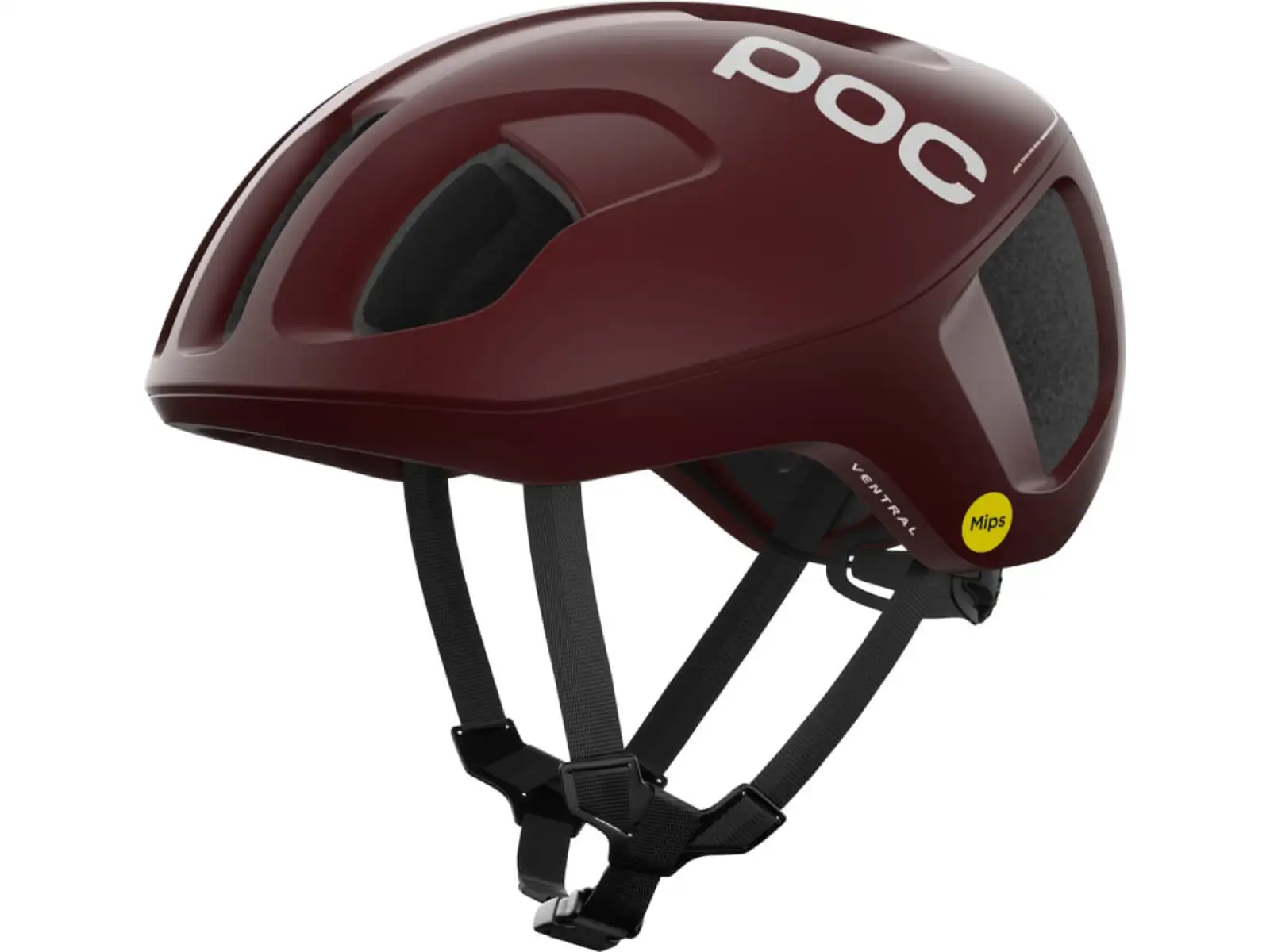 POC Ventral MIPS Helm Garnet Red Matt