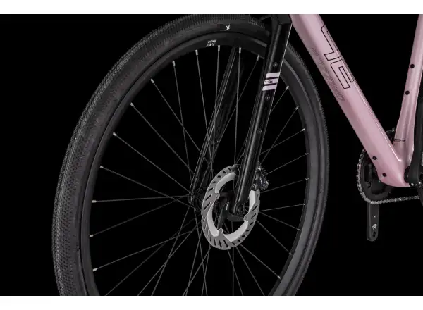 4Ever Grizzly Elite Gravelbike coral / black