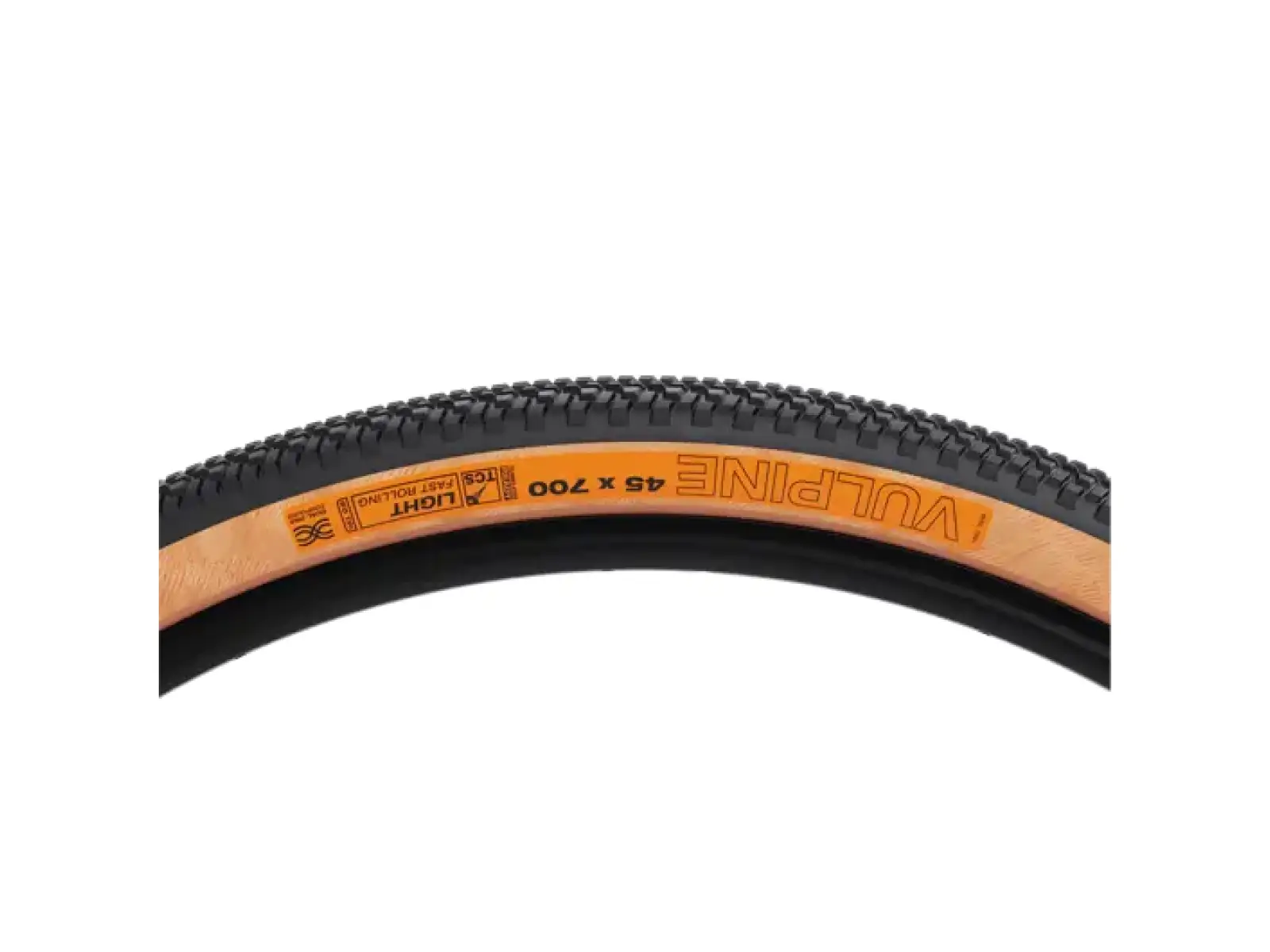 WTB Vulpine 700x45 TCS Light Fast Rolling SG Gravel-Reifen schwarz/braun