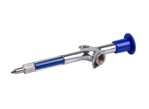 Bikeworkx Fett-Pistole Silber/Blau