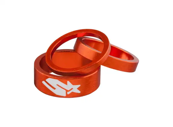 Spank Spacer Kit Set von Unterlegscheiben für Vorbau 3/6/12 mm orange