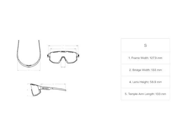 Bliz Matrix Sonnenbrille Crystal Black/Brown Green Multi