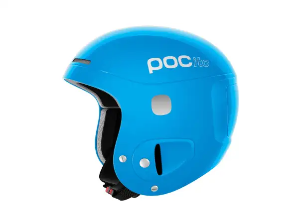 POC POCito Skull Kinder Skihelm fluorescent Blue, verstellbar, Einheitsgröße (51-54 cm)