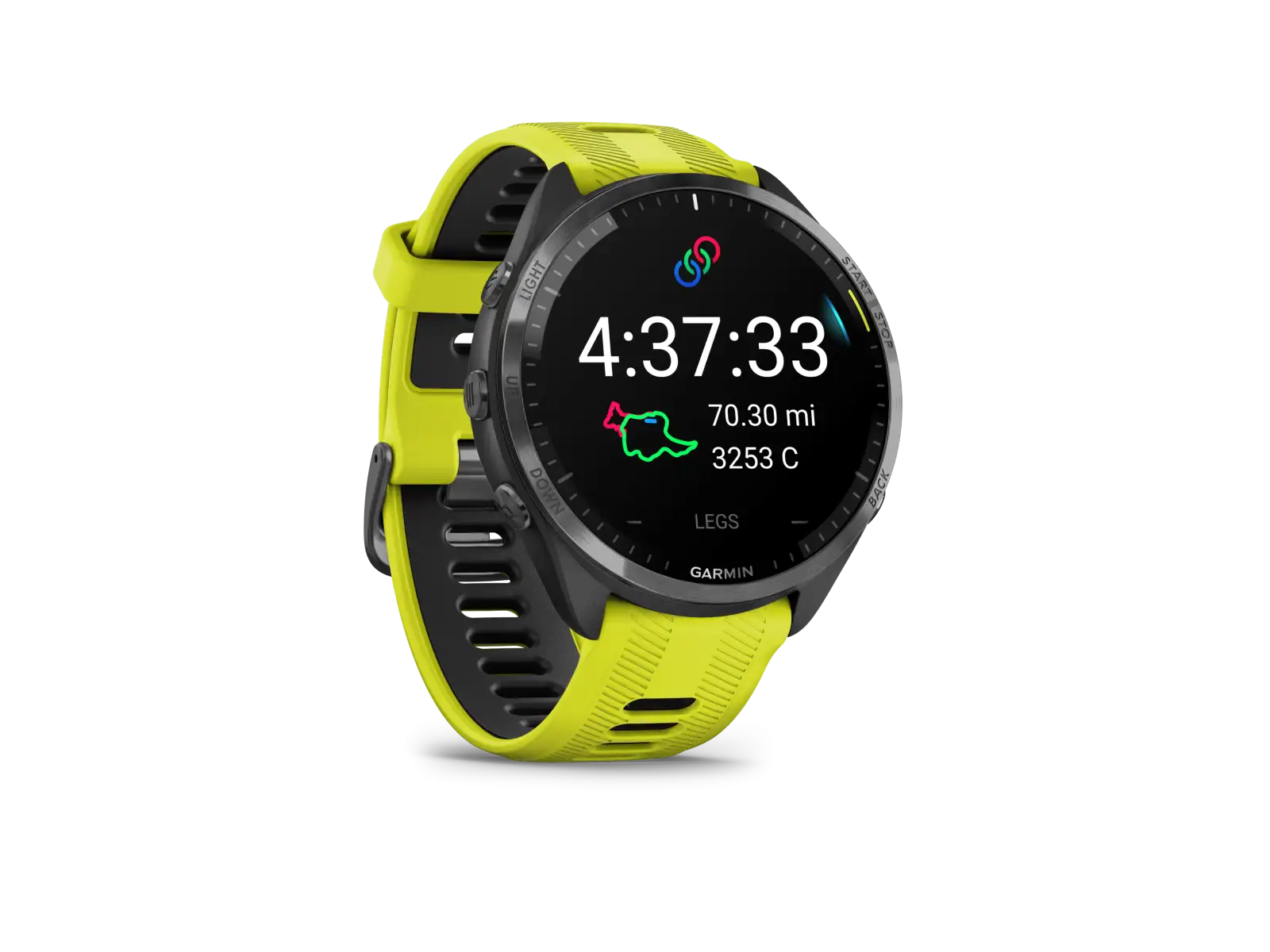 Garmin Forerunner 965 Smartwatch Carbon Grey Titan DLC/Yellow