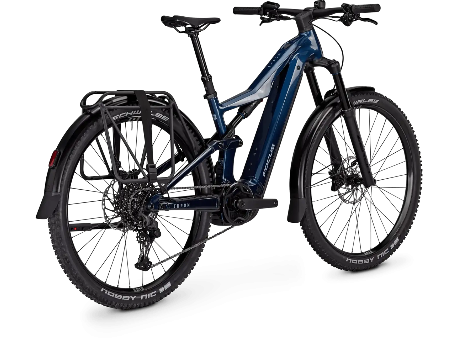 Focus THRON 7 EQP 800Wh vollgefedertes E-Bike Azurblue / Sydneyblue