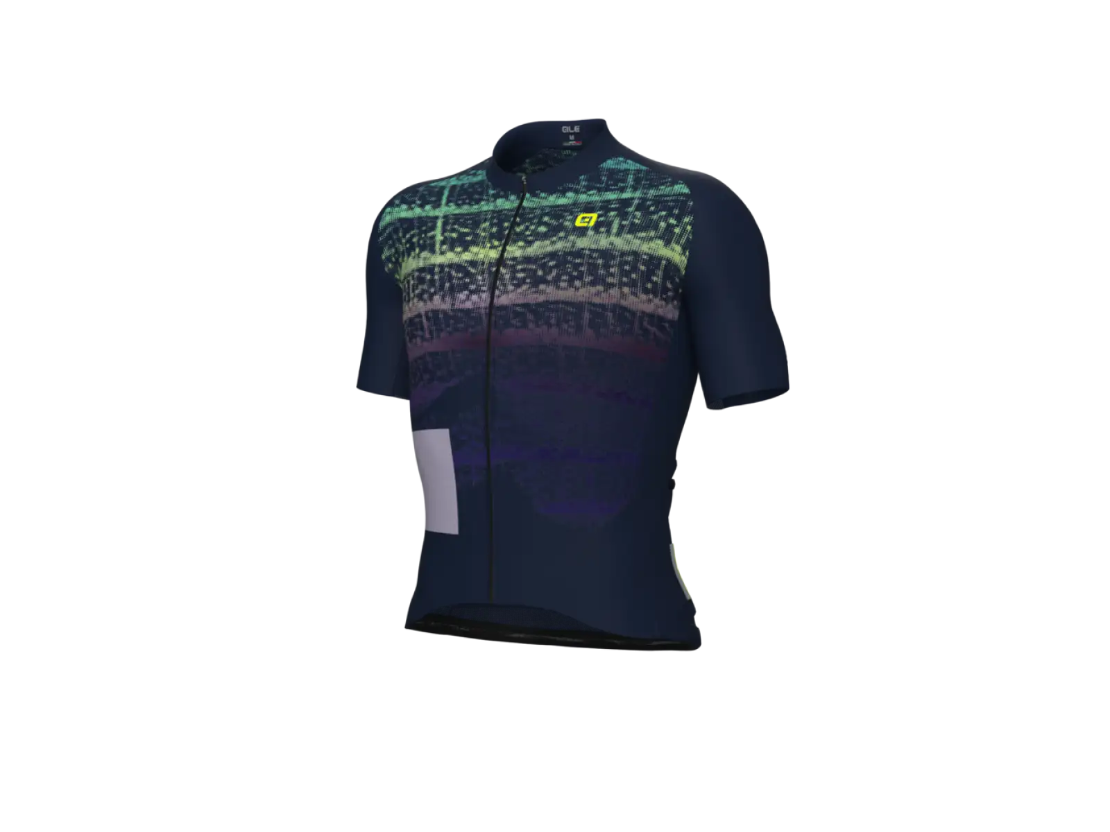 Alé Off Road Gravel Herren-Fahrradtrikot Kurzarm Blau