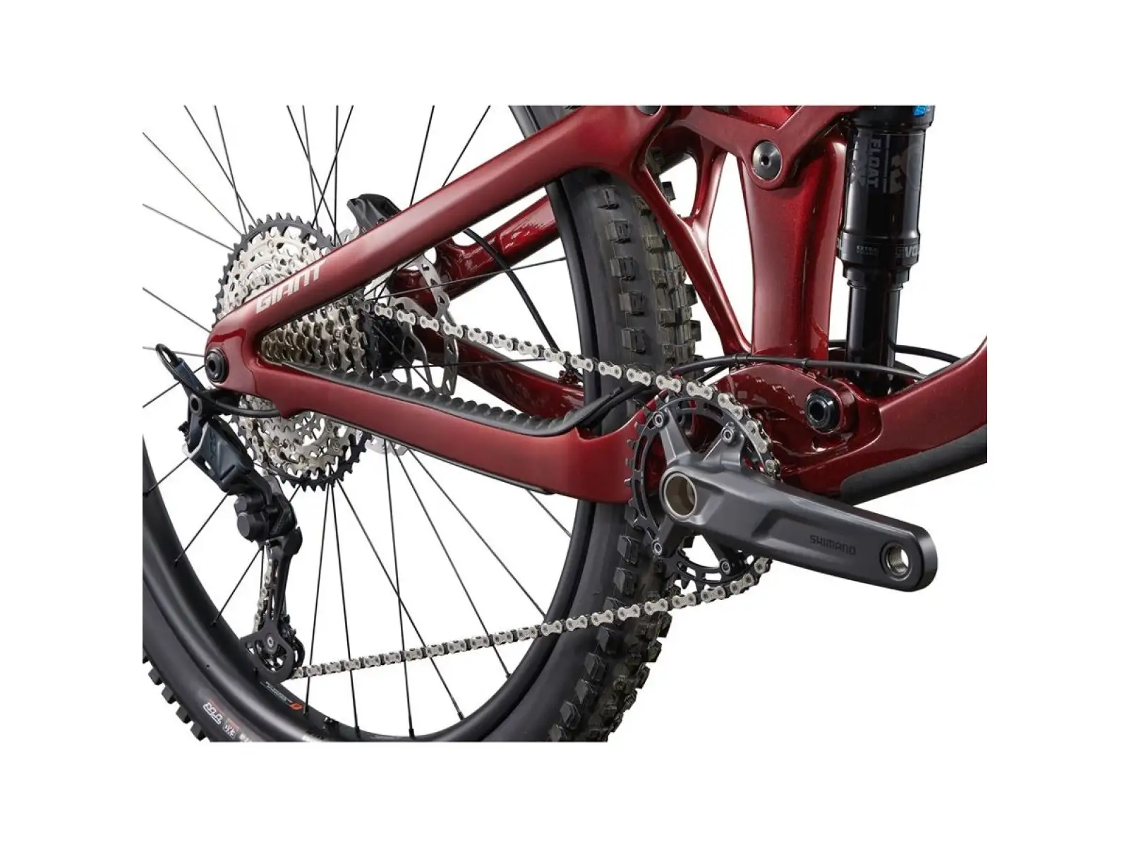 Giant Trance X Advanced 2 vollgefedertes Mountainbike Sangria