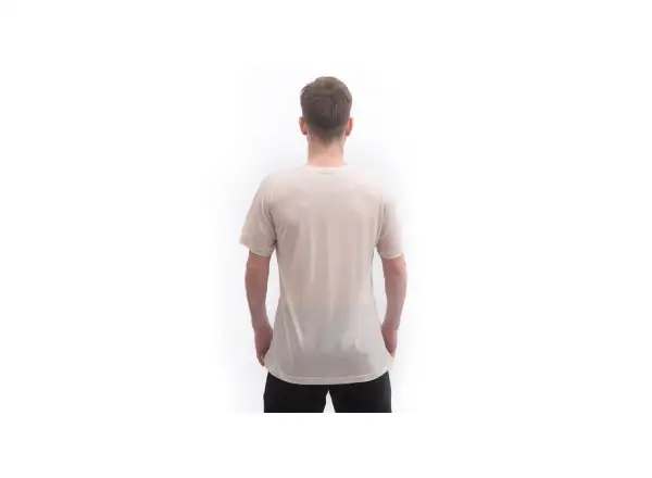 Sensor Merino Lite Herren T-Shirt kurzarm Mottled Beige