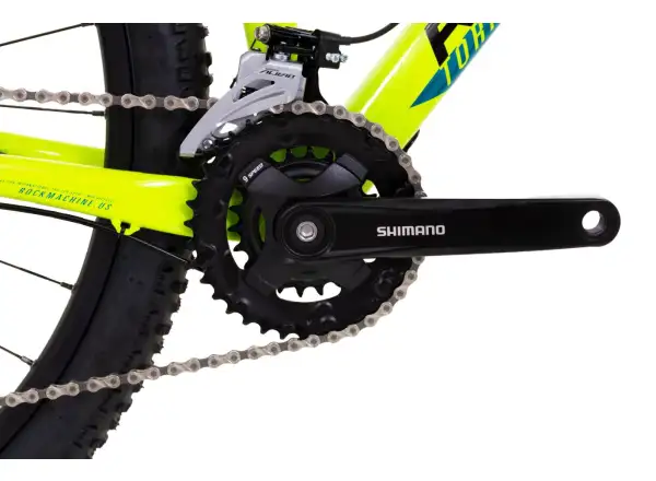 Rock Machine Torrent 20-29 Mountainbike hochglänzend radioaktives Gelb/Schwarz/Petrolblau