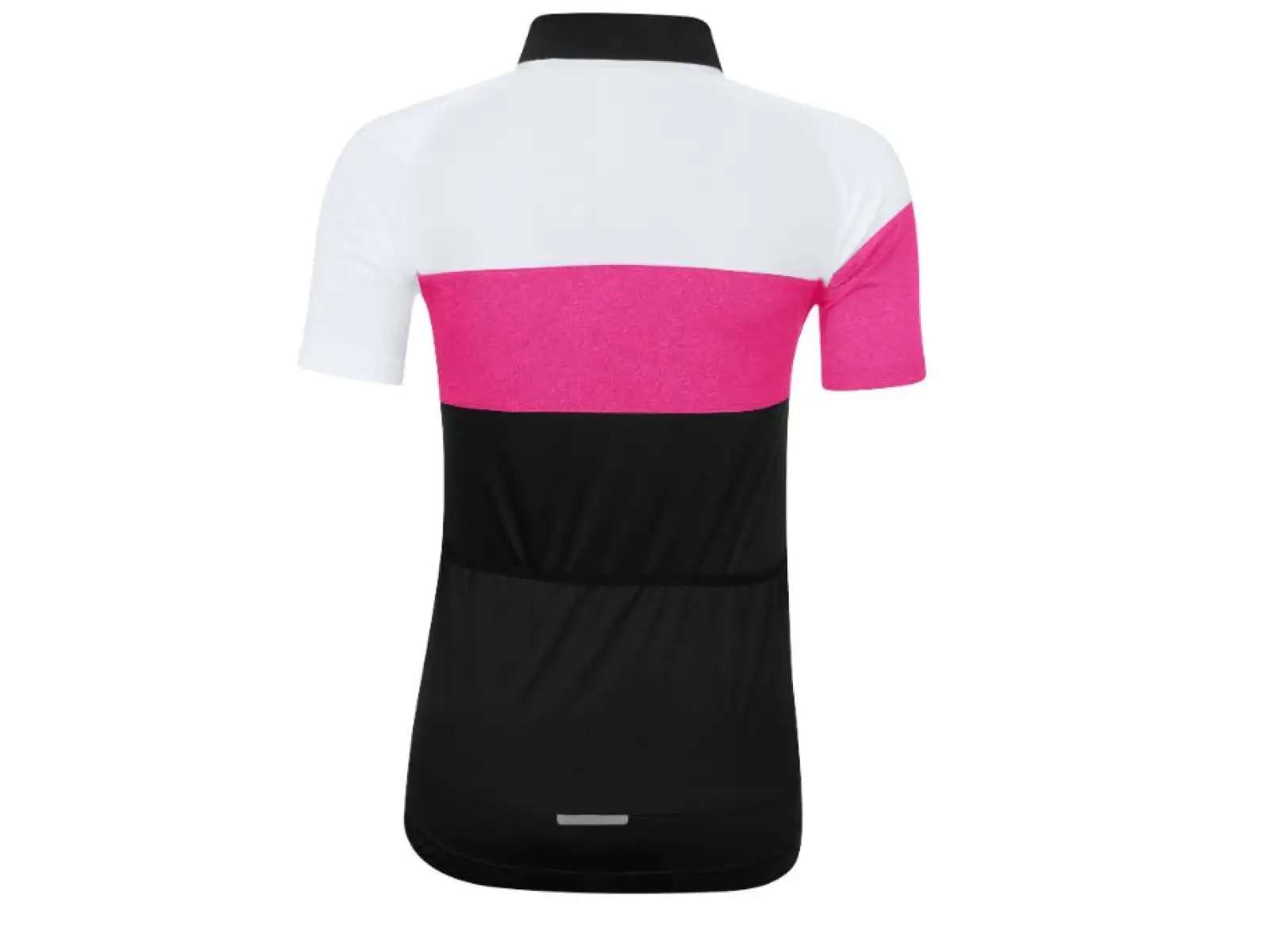 Force View Lady Damen Radtrikot kurzarm schwarz/weiß/rosa