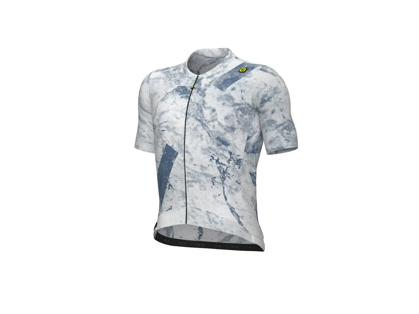 Alé PR-E Marble Herren Trikot Kurzärmlig Steel Blue