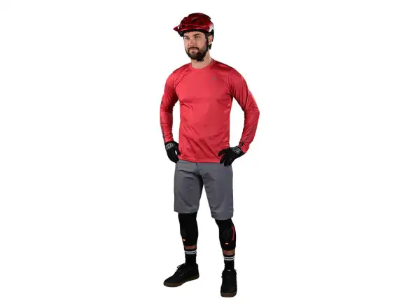 Troy Lee Designs Flowline Herren Langarmshirt Baked Apple Größe XL