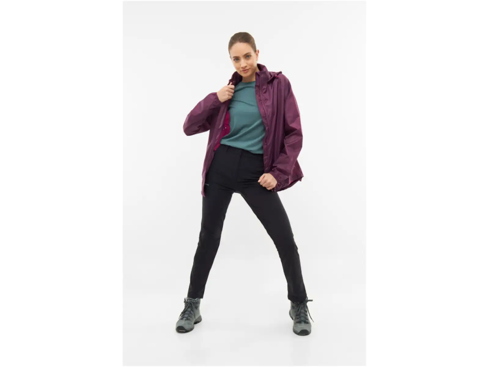 Viking Rainier Damen wasserdichte Jacke purple