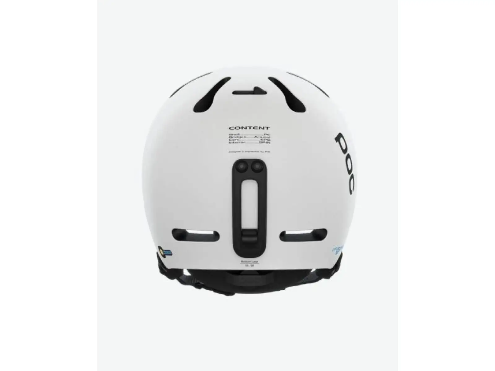 POC Fornix MIPS Skihelm Hydrogen White Matt