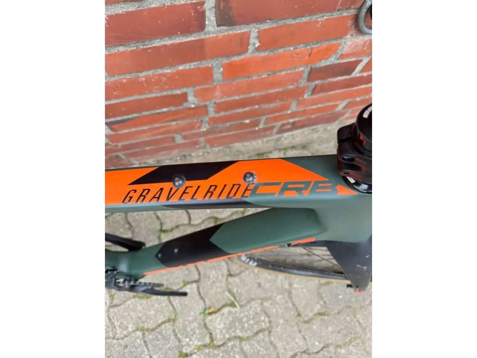 Rock Machine Gravelride CRB 900 in khaki/orange gravel bike.