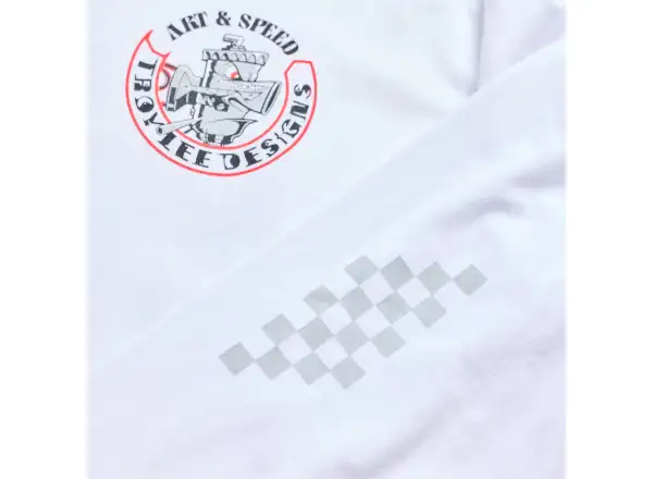 Troy Lee Designs Carb Club Herren-Trikot langärmlig White