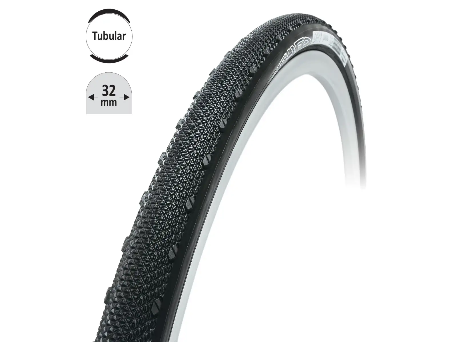 Tufo Dry Plus 32-622 Cyclocrossreifen Schwarz