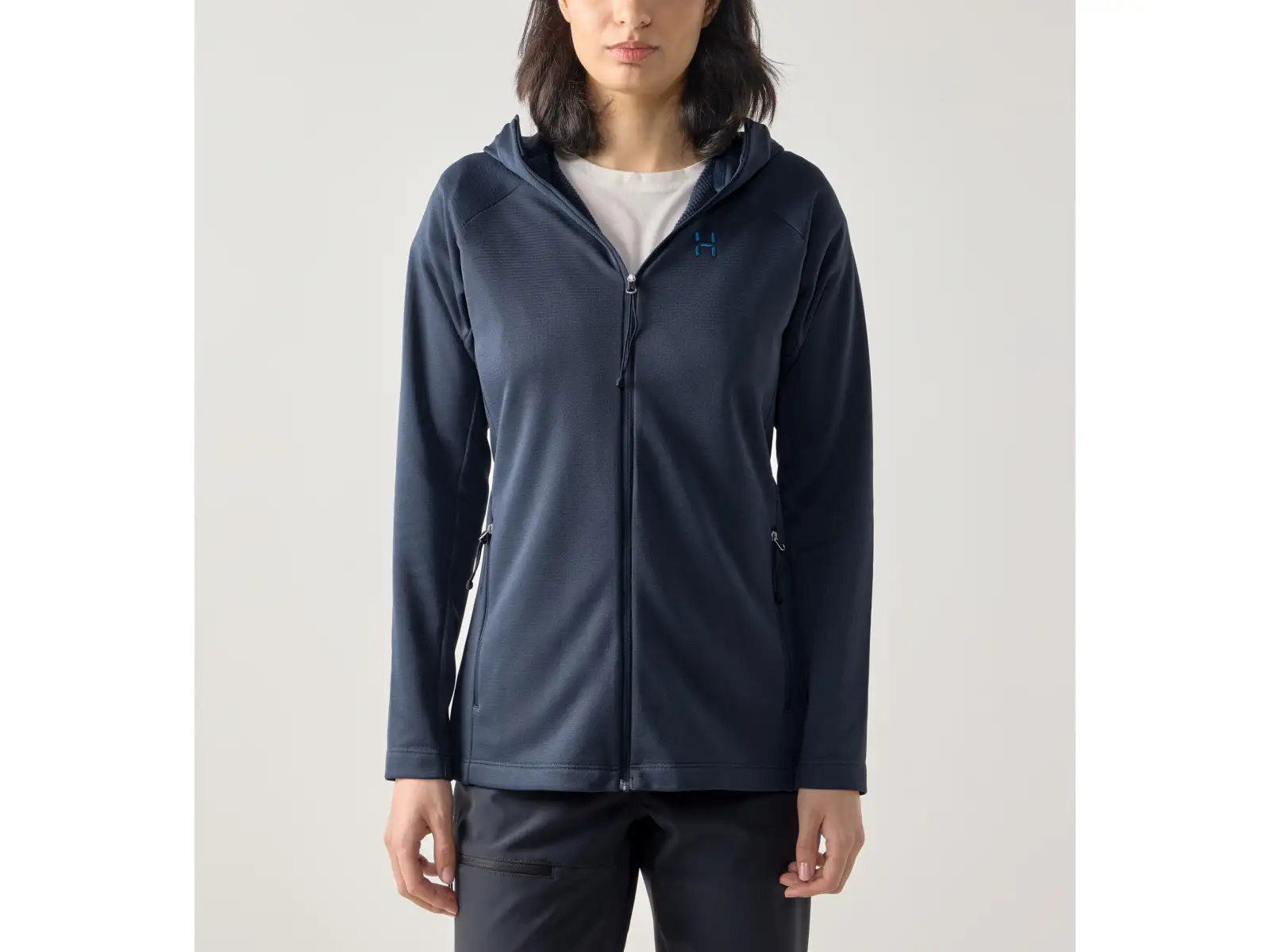 Haglöfs  Korp Mid Hood Damenpullover Tarn Blue