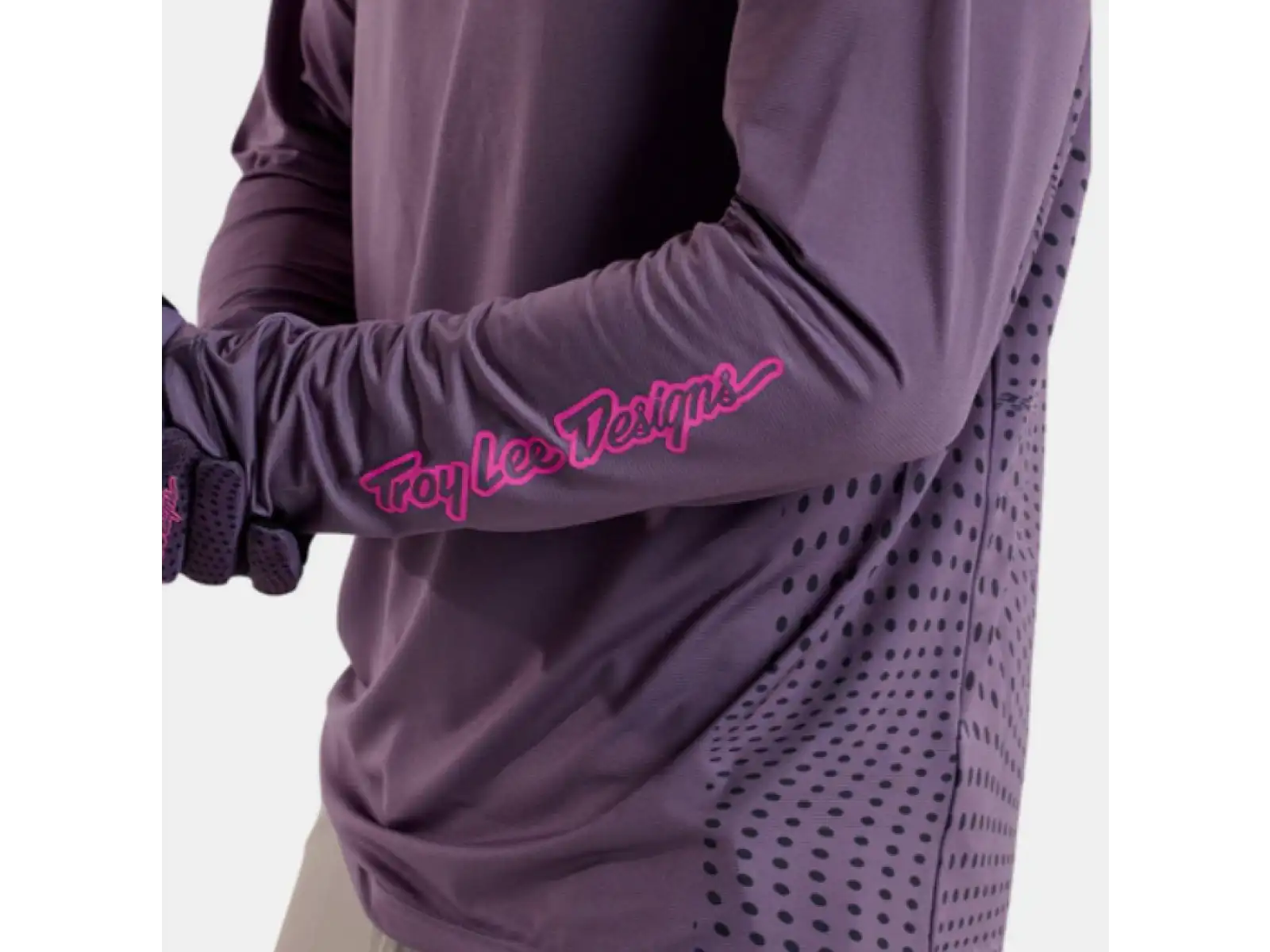 Troy Lee Designs Skyline Radioscape Herren Trikot Langarm Deep Purple