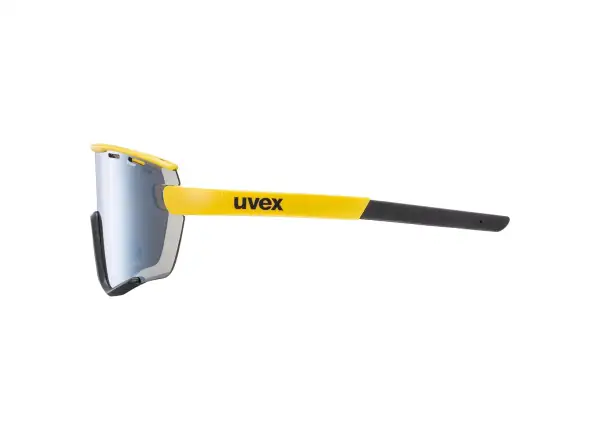 Uvex Sportstyle 236 Radbrille Set Sunbee Black Mat/Mirror Silver+Clear