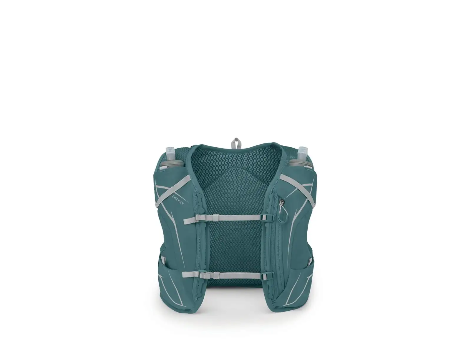 Osprey Dyna 1,5 Weste 1,5 l + 2x Flasche Hydraulik 0,5 l Cascade Blue/Silver Lining