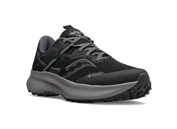 Saucony Ride 15 TR GTX Damen Laufschuhe Schwarz/Anthrazit