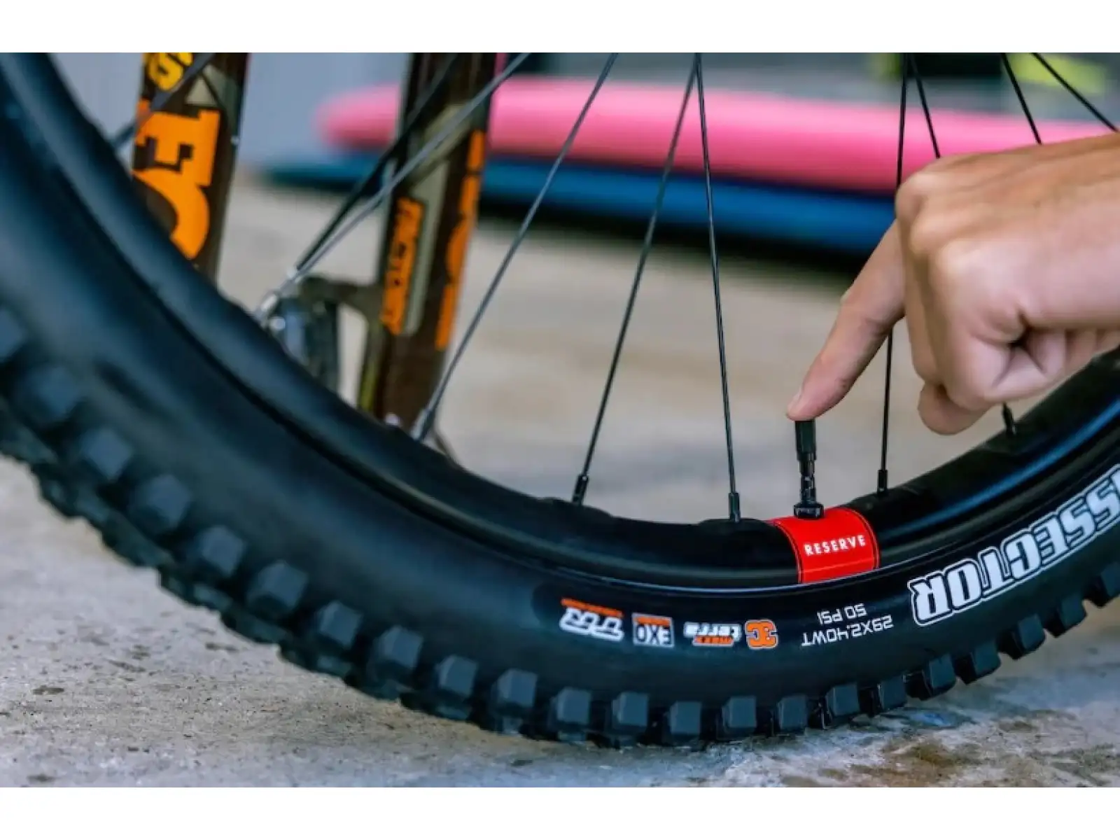 Reserve Fillmore Tubeless Ventile 50 mm, schwarz, 2 Stück