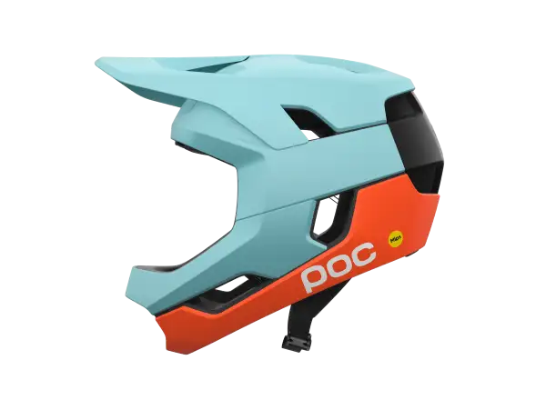 POC Otocon Race MIPS Helm Indicolite Blue Matt/Carnelian Orange Matt