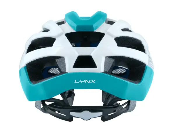 Force Lynx Helm Weiß/Türkis