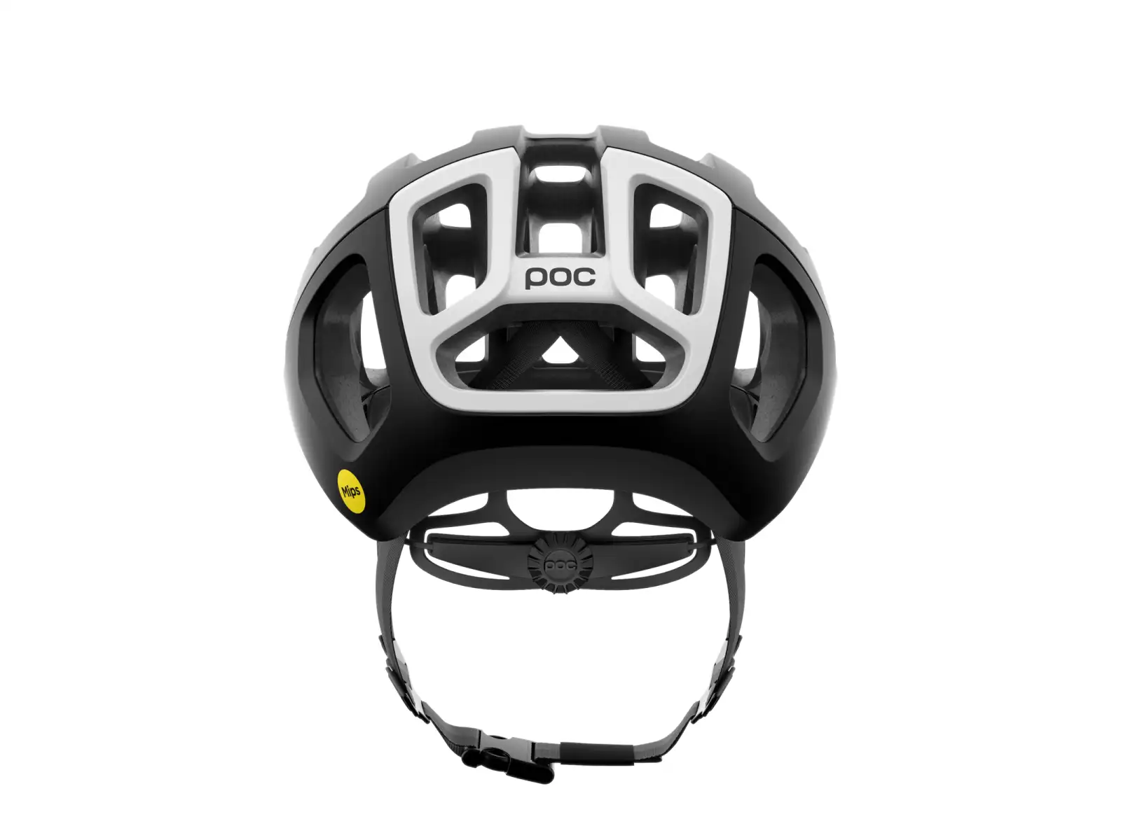 POC Ventral Air WF MIPS Straßenhelm - Uranium Black Matt/Hydrogen White Matt