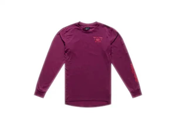 Troy Lee Designs Ruckus Ride Herren-Trikot Langarm Lockdown Sangria