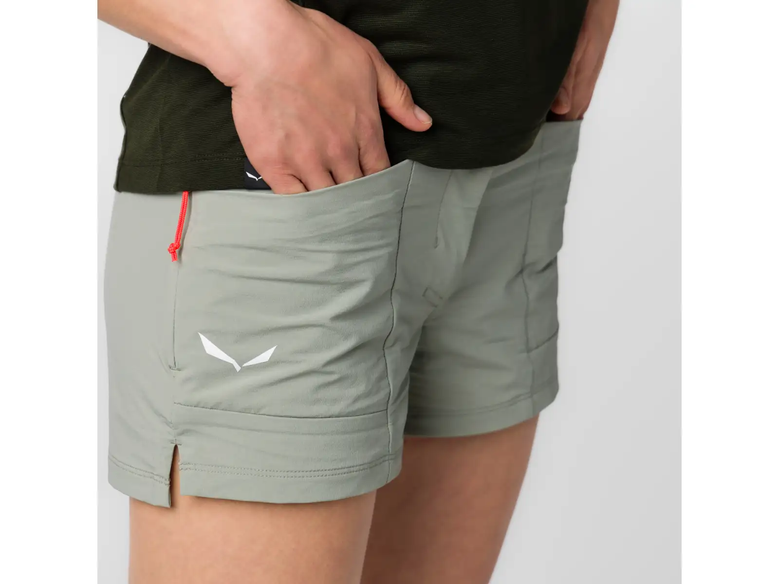 Salewa Puez Durastretch Cargo Damen-Shorts Zephyr