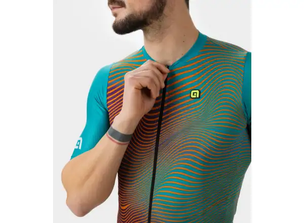 Alé PR-E Onda Herren Kurzarmtrikot smaragdgrün