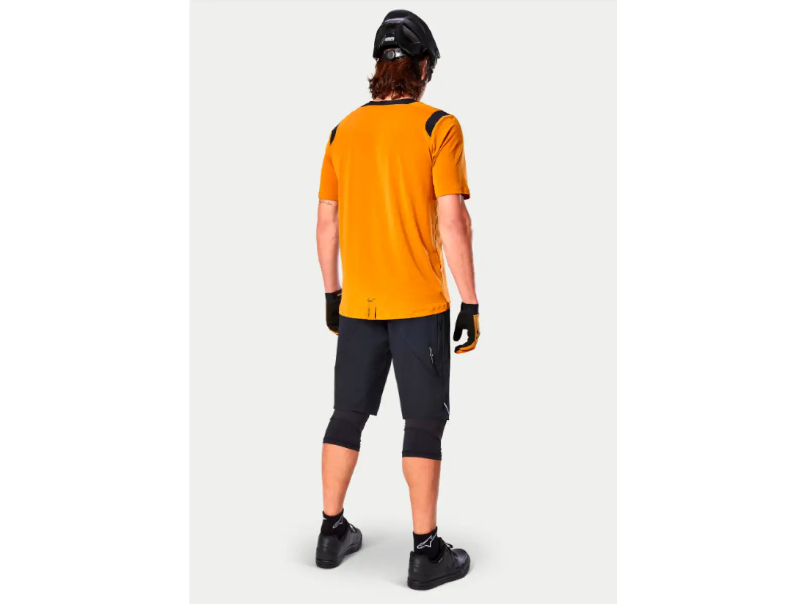 Alpinestars A-Dura Dri Wool Herrentrikot kurzarm Dark Gold