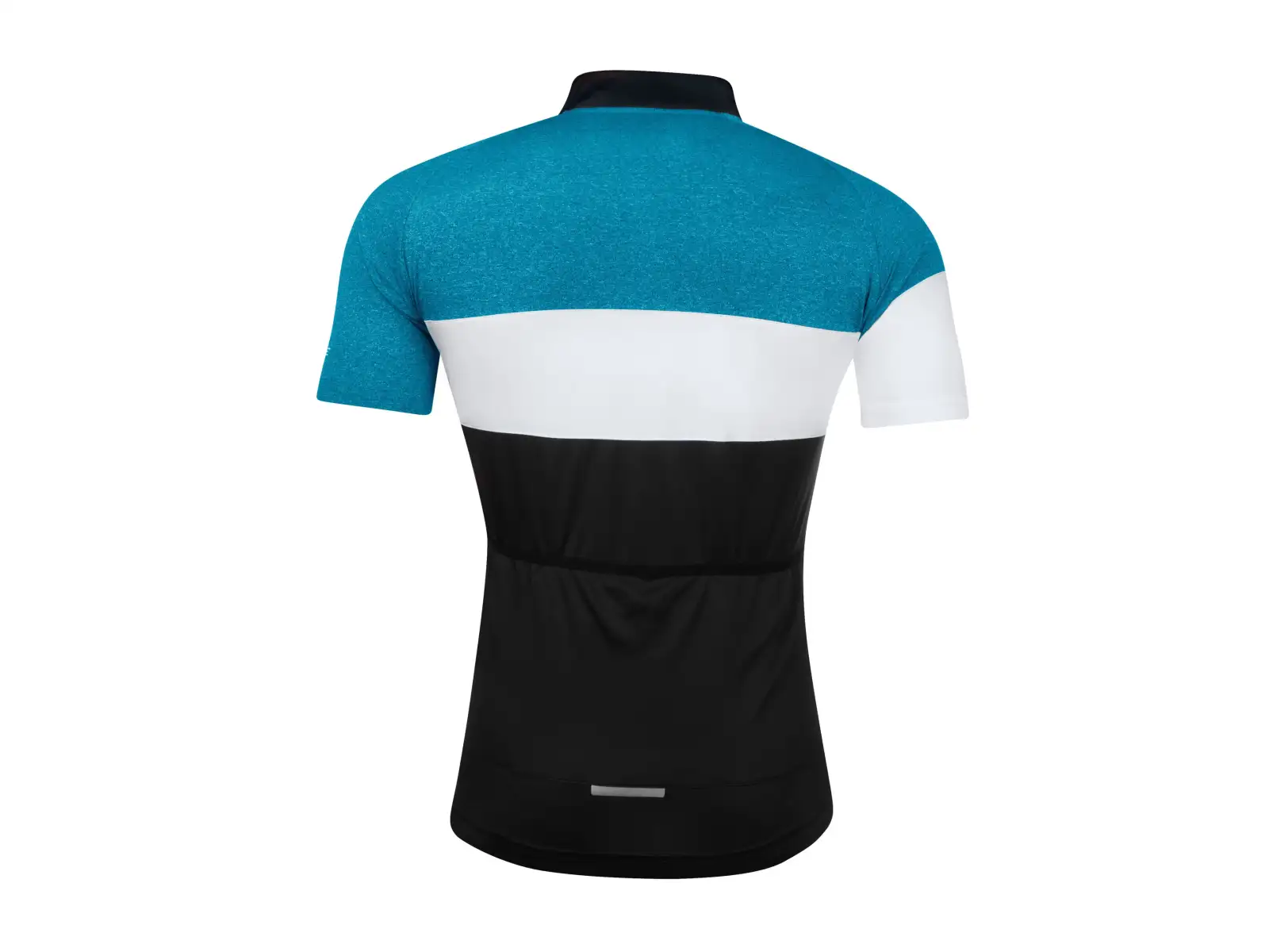 Force View Herrentrikot kurzarm schwarz/blau/weiß.