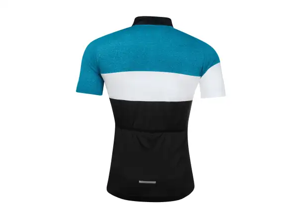 Force View Herrentrikot kurzarm schwarz/blau/weiß.