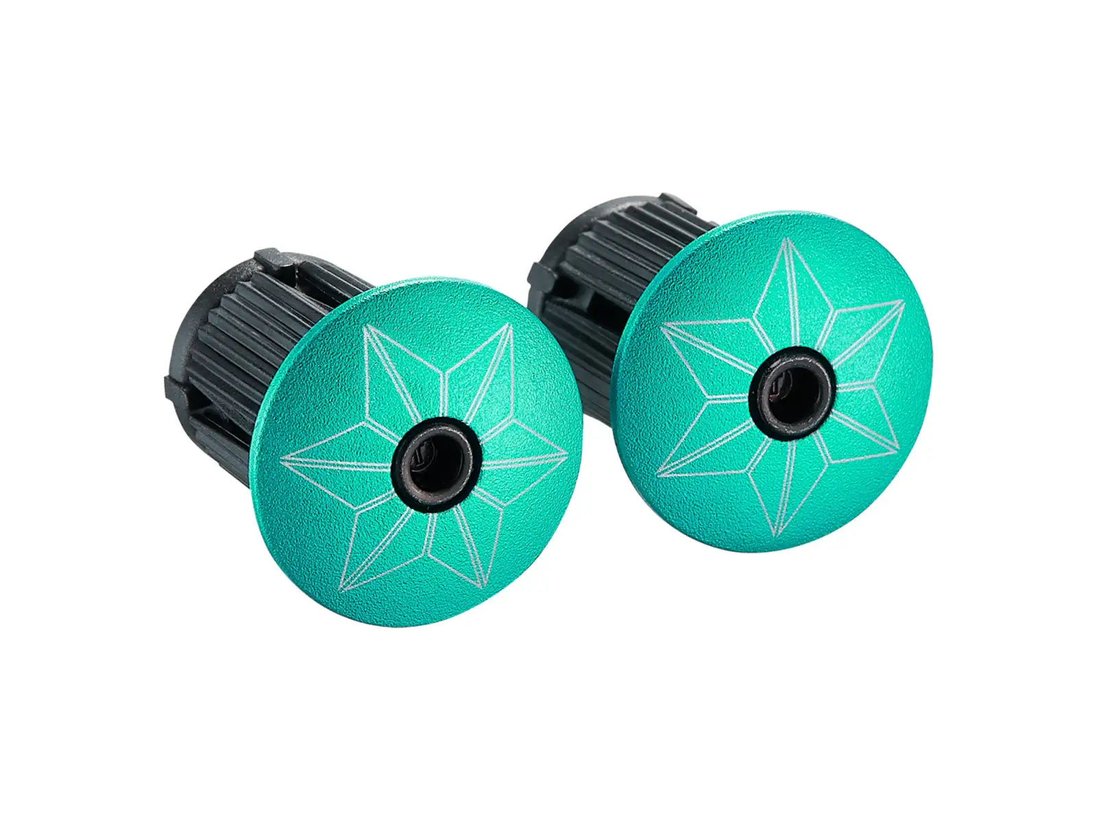 Supacaz Super Sticky Kush Star Fade Lenkerband celeste star fade/celeste plugs