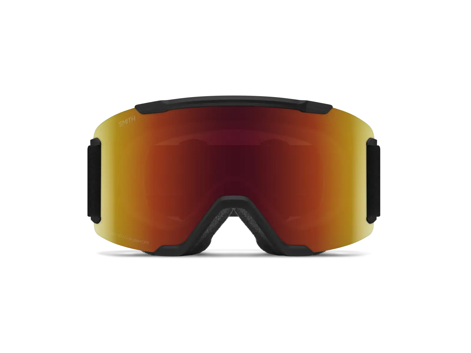 Smith Squad Skibrille Black / ChromaPop Sun Red Mirror (2 Gläser)