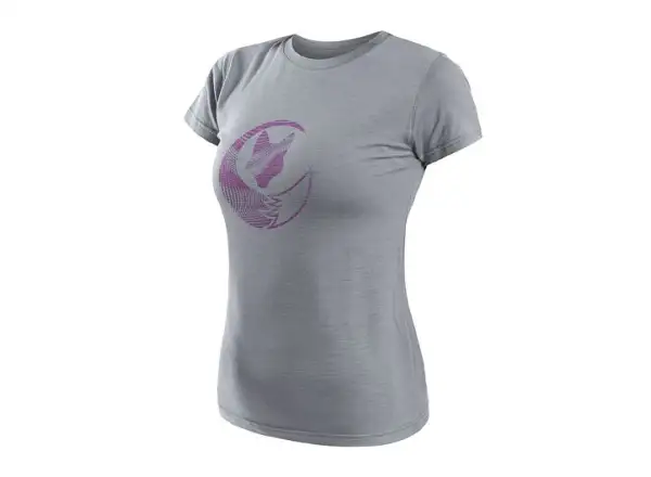 Sensor Merino Active Fox Damen T-Shirt kurzarm grau