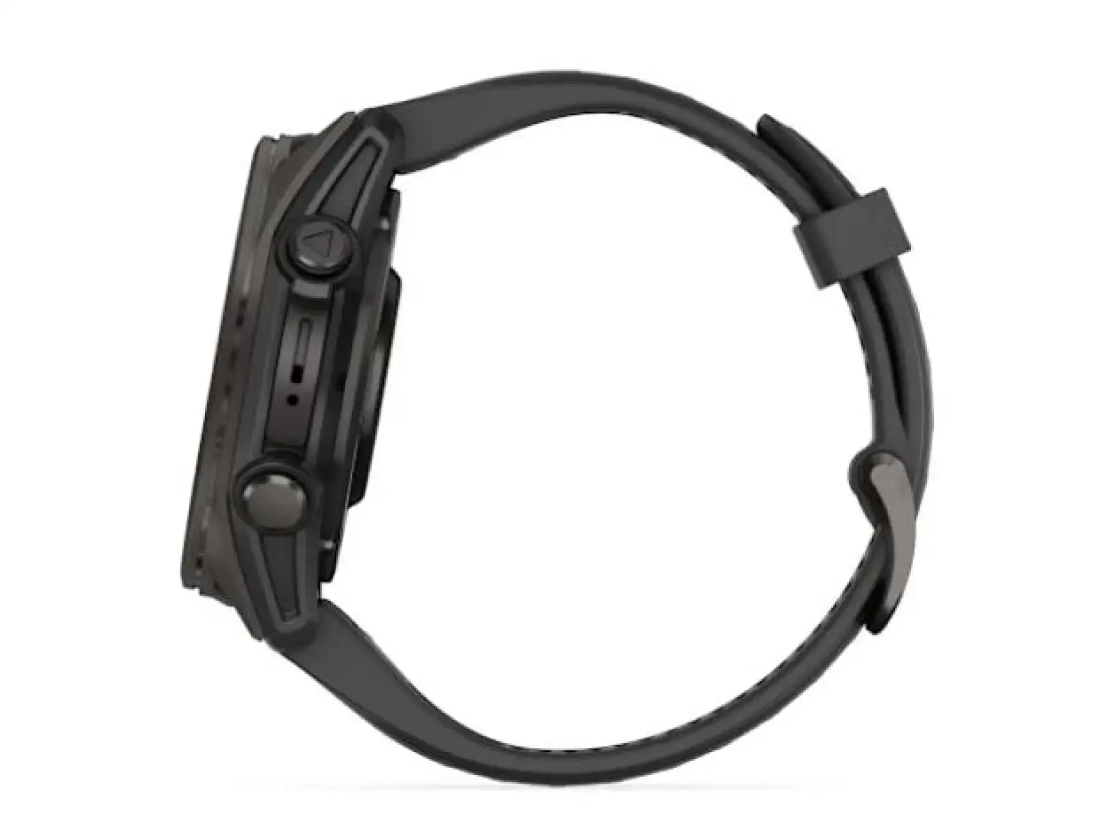 Garmin fenix 8 - 43 mm AMOLED Saphir Smartwatch in Carbon Titanium Schwarz/Steingrau