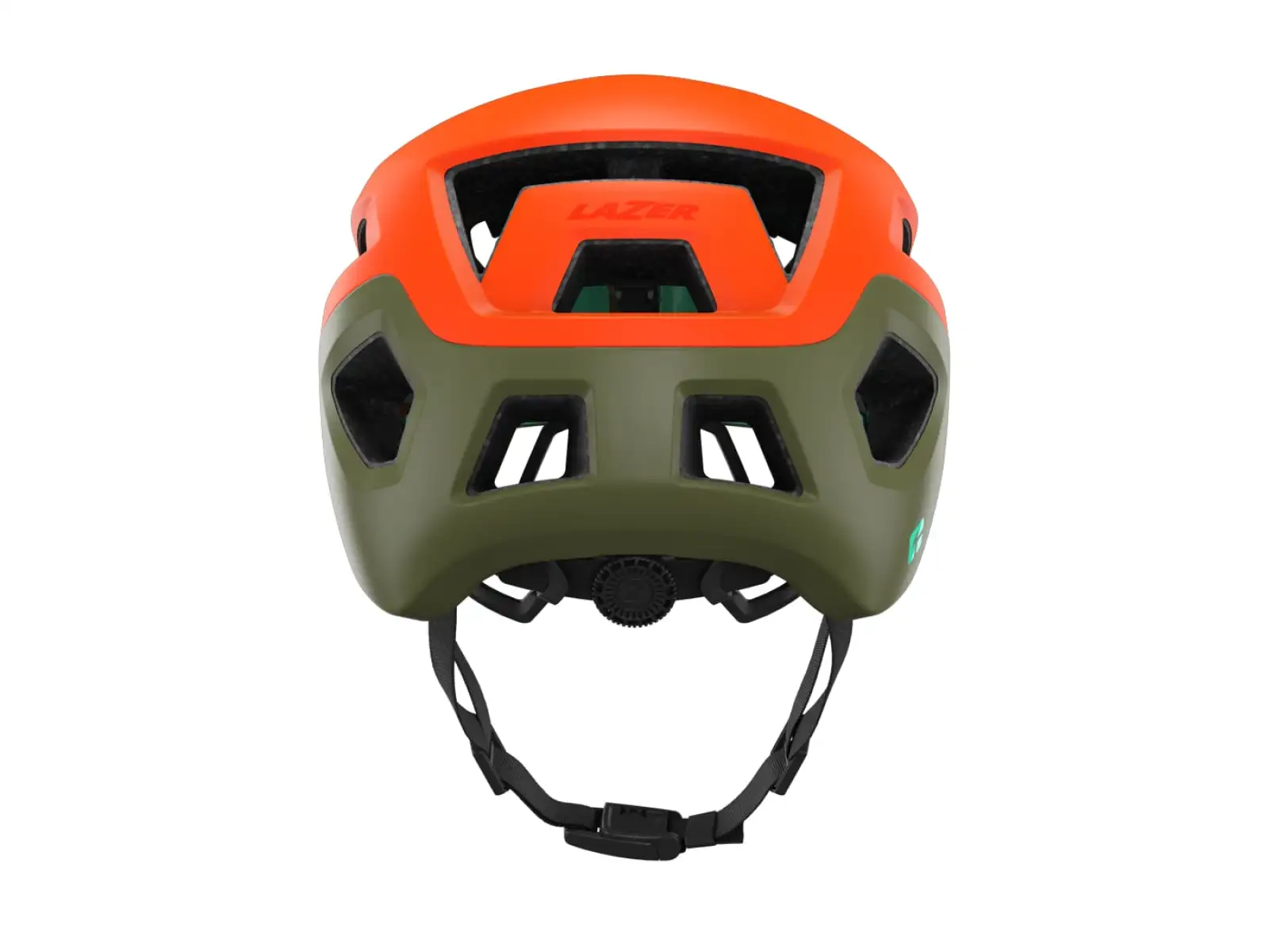 Lazer Coyote KinetiCore Helm Orange / Green