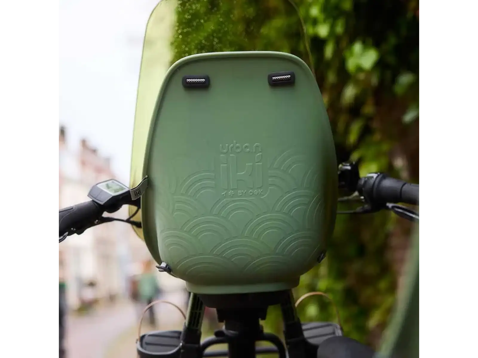 Urban Iki Ta-ke vorderer Sitz mit MTB/ATB Adapter Icho Green/Bincho Black
