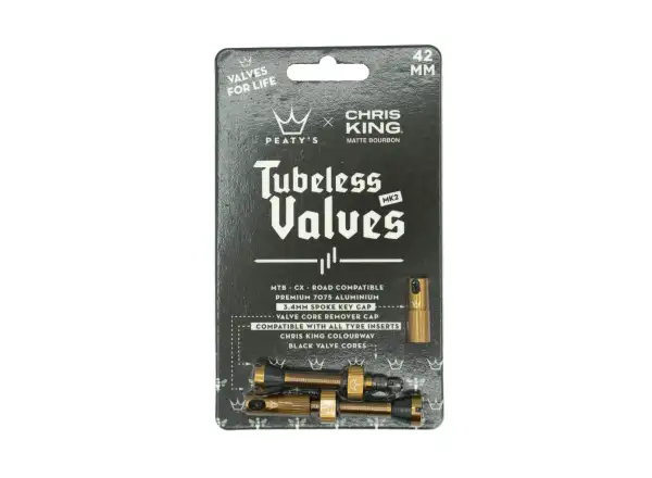 Peatys X Chris King MK2 Tubeless-Ventile 42 mm