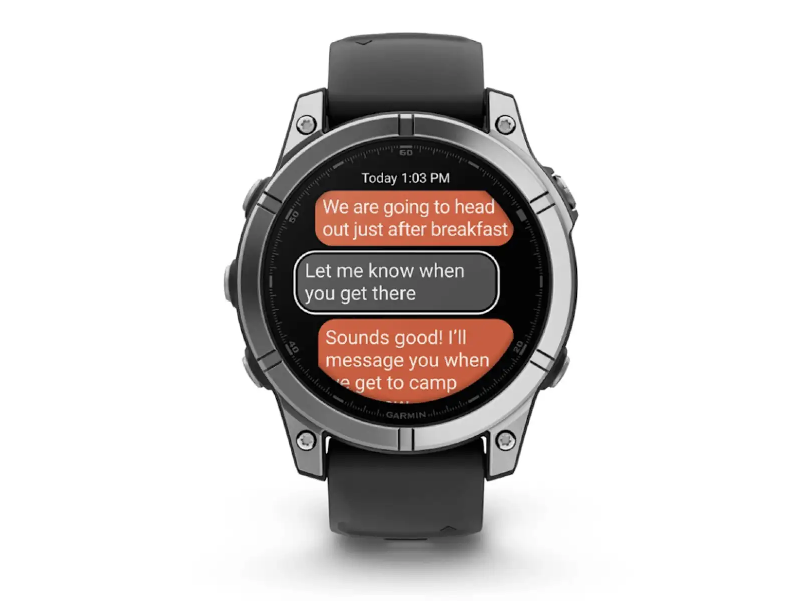 Garmin fenix E - 47 mm AMOLED Smartwatch Slate Grey Steel