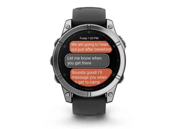 Garmin fenix E - 47 mm AMOLED Smartwatch Slate Grey Steel