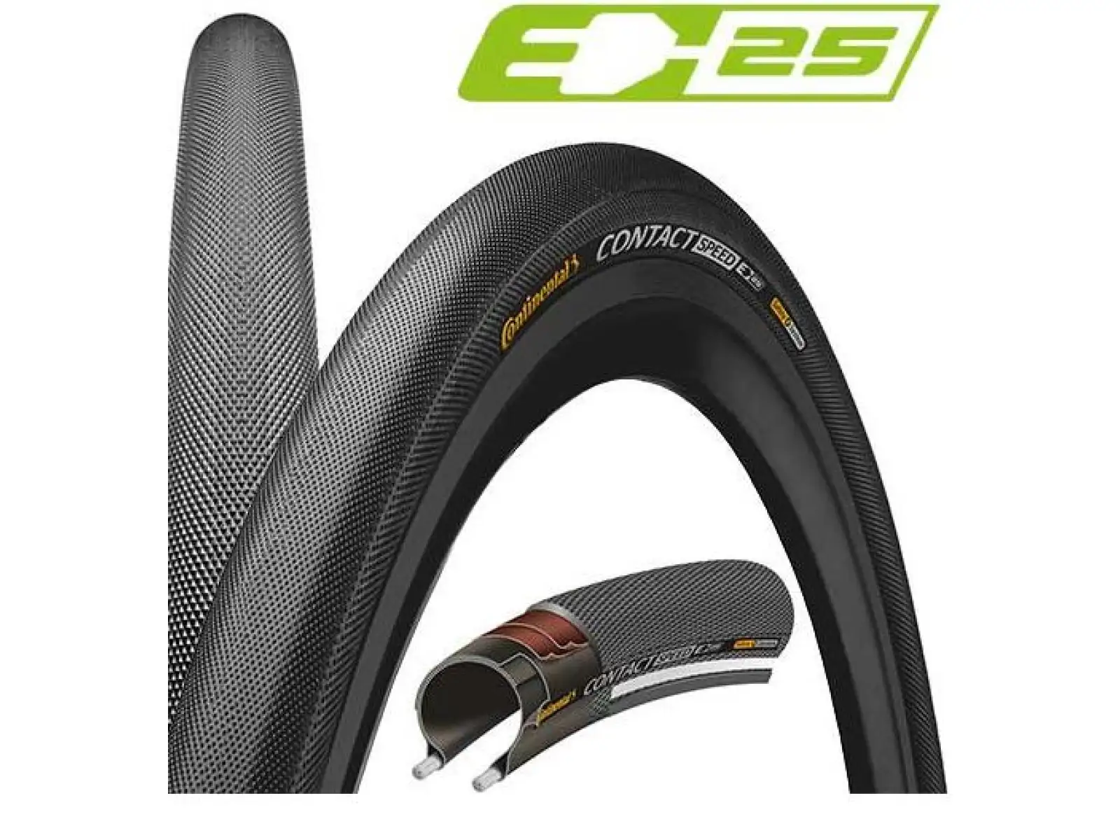 Continental Contact Speed E-25 26x1,60" MTB Reifen Draht