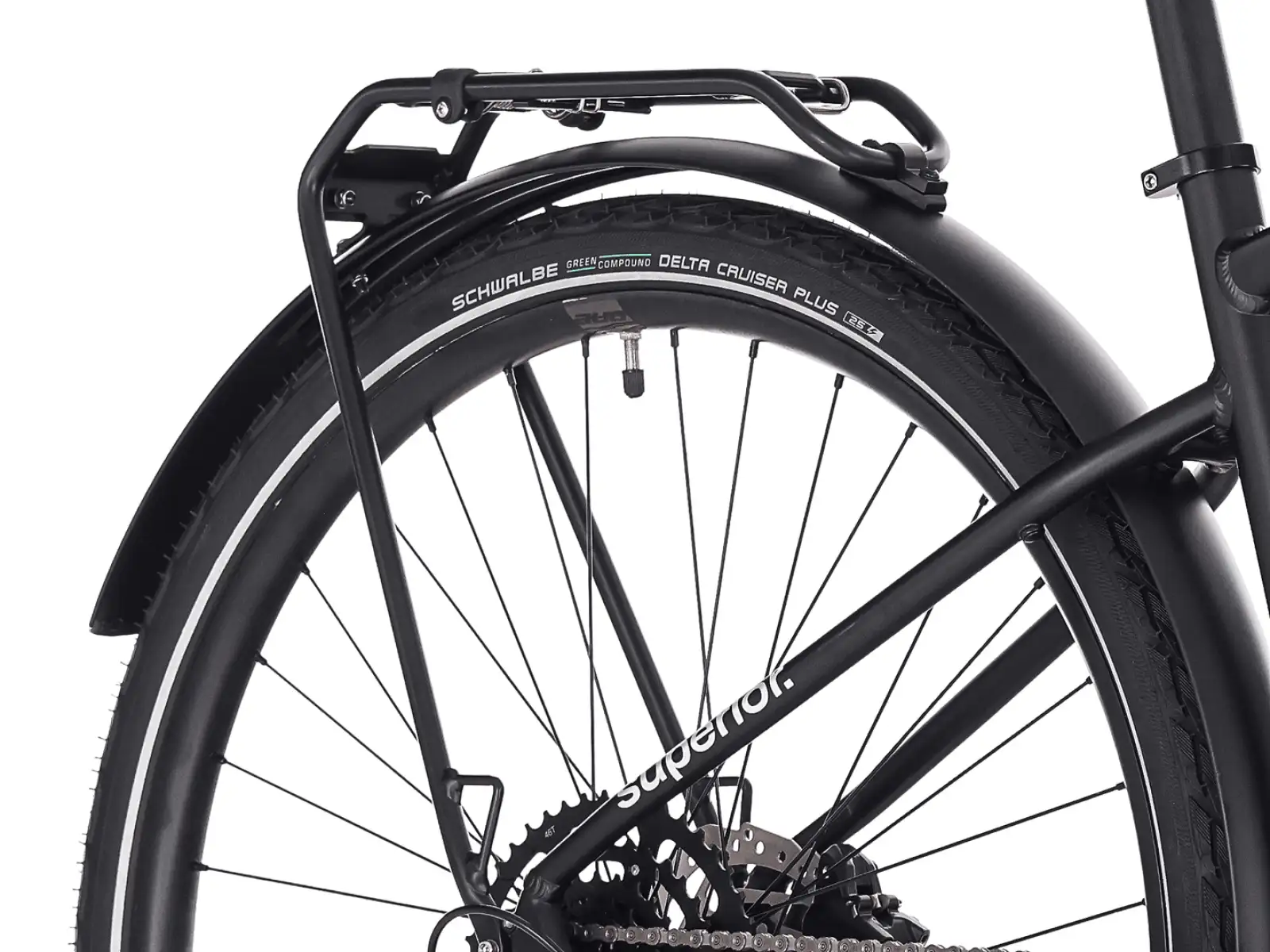 Superior Blox 6.4 T Stadtfahrrad mattschwarz