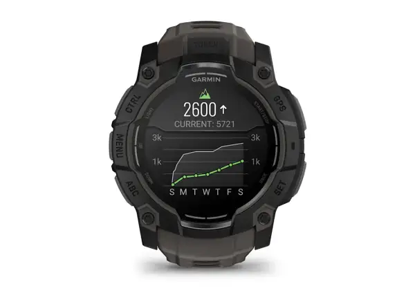 Garmin Instinct 3 Amoled 50 mm Smartwatch Black/Charcoal Armband