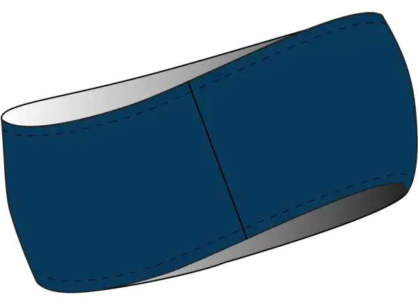 Leki 4-Season Stirnband Marineblau/weiß